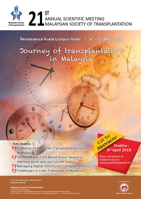 21st Scientific Meeting of the Malaysian Society of Transplantation